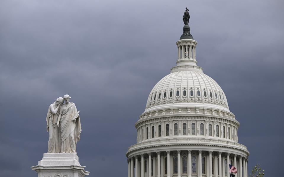 WASHINGTON D.C., UNITED STATES - MAY 3: United States Capitol building is seen in Washington D.C., United States on May 3, 2023. (Photo by Celal Gunes/Anadolu Agency via Getty Images) - Celal Gunes/Anadolu Agency