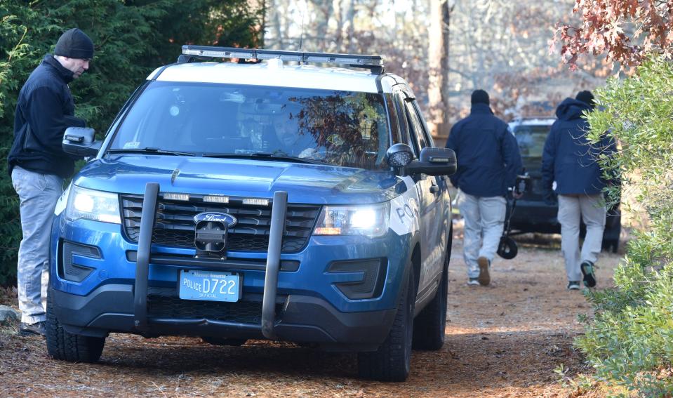 State police arrive at 91 Oakview Terrace in Hyannis where  Eric Christensen, 50, was fatally shot Dec. 8. A Boston man was arraigned Friday in Barnstable District Court on a murder charge in connection with the shooting.