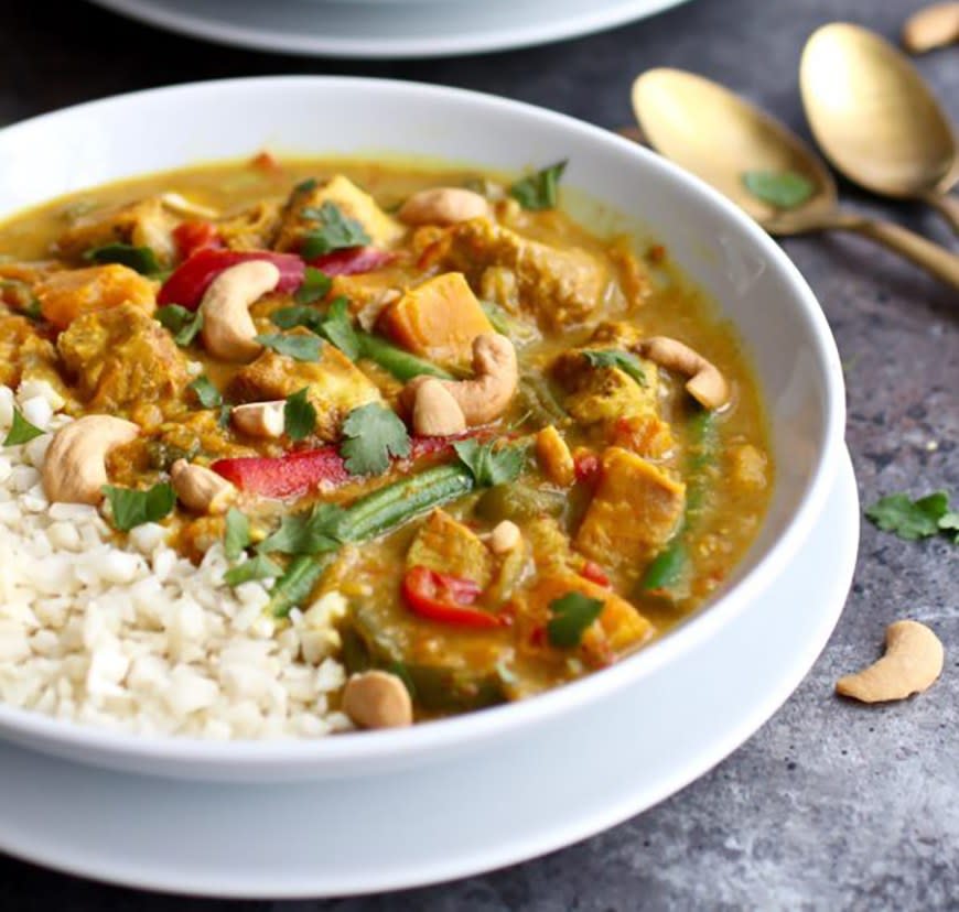 Sweet Potato Chicken Curry from The Real Food Dietitians