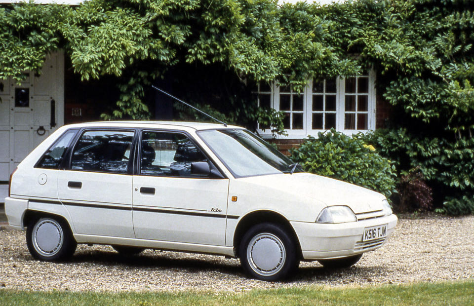 <p>My dad bought a new AX 1.4 diesel in around 1991, charmed by its quirky French engineering and seduced by its real-world 70mpg. But even the petrol versions are frugal. Weighing less than <strong>700kg</strong>, it will return at least 50mpg. Look for rust, of course, as well as sundry dents and dings and broken trim. Expect to see a little oil smoke and some drips, but at least these can be fixed. <strong>What can’t is your feet</strong>: too big and they’ll get jammed in the tiny pedal box.</p>
