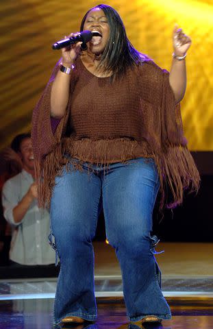 <p>Ray Mickshaw/WireImage</p> Mandisa on 'American Idol'