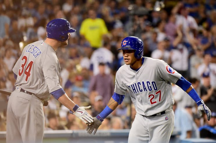 There's an intimate reason Addison Russell has put it all together at the plate recently. (Getty Images/Harry How) 