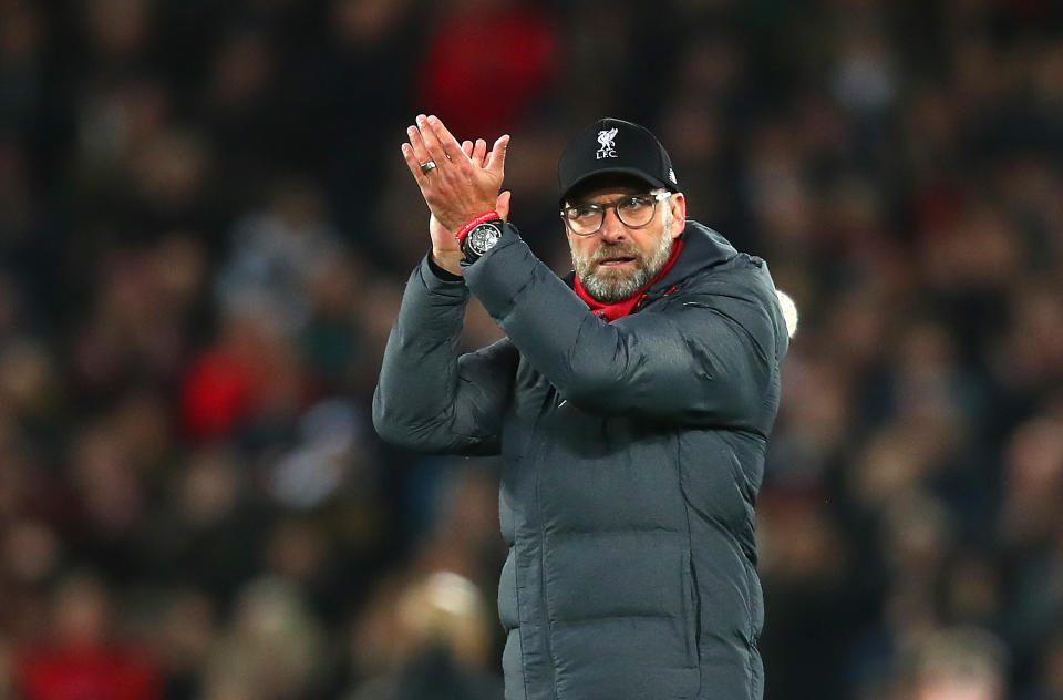 Jurgen Klopp and Liverpool exit the festive fixture pileup in even more convincing fashion than they entered. (Photo by Clive Brunskill/Getty Images)