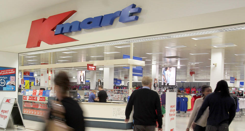 A file pic of a Kmart store.