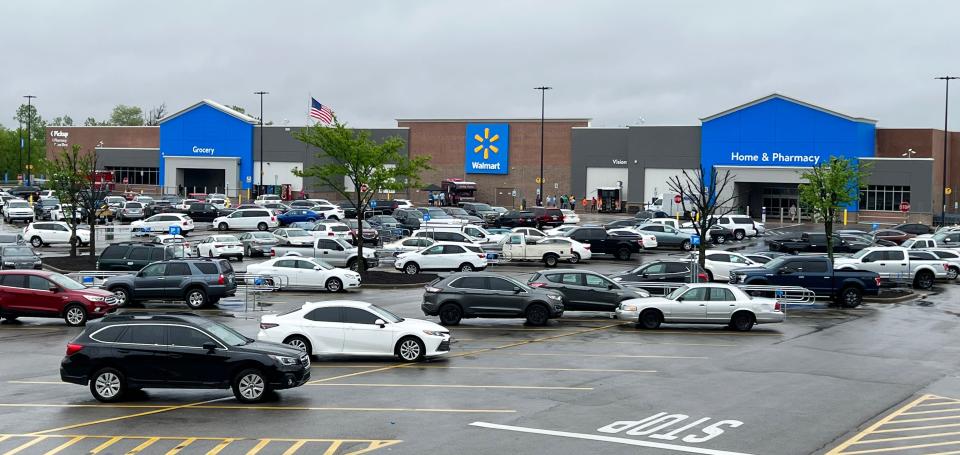 More vivid colors greet customers at the newly remodeled Walmart Supercenter on Barret Boulevard in Henderson on Friday.