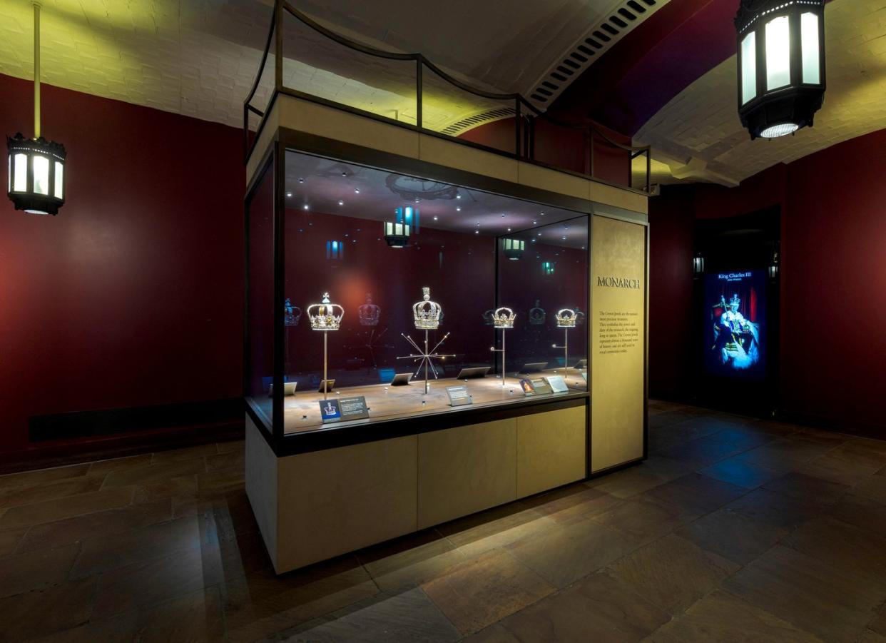 crown jewels on exhibit