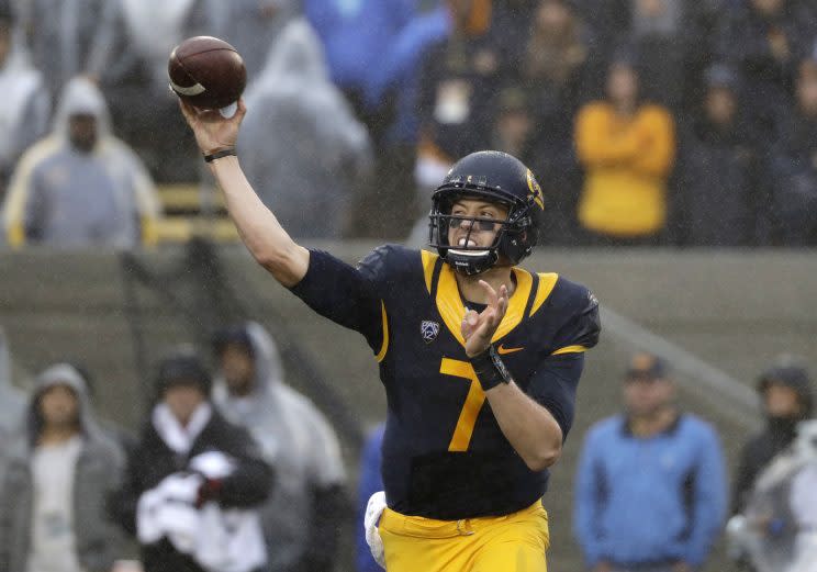 Cal’s Davis Webb had 4,295 yards and 37 touchdowns last season. (AP)