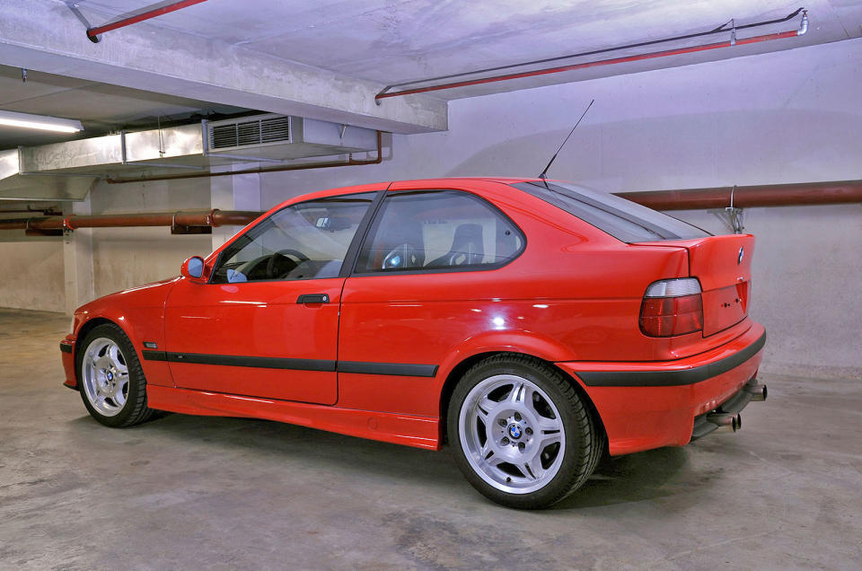 <p>Here's one that didn't make it, but if it had done so it would have been epic with its light weight (1300kg) and a storming 321bhp 3.2-litre engine. The idea was to produce a smaller, more affordable M car for younger buyers, but BMW got cold feet and the E36-based M3 Compact was shelved after just a single prototype had been made.</p>