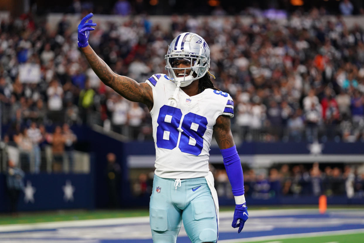 Dallas Cowboys wide receiver CeeDee Lamb has 22 targets through two games. (Photo by Cooper Neill/Getty Images)