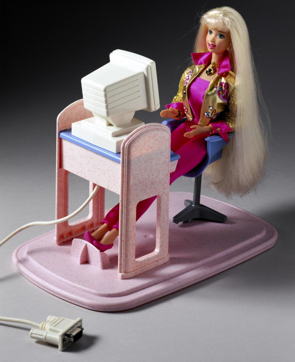 Talk With Me Barbie, first released in 1997.&nbsp;