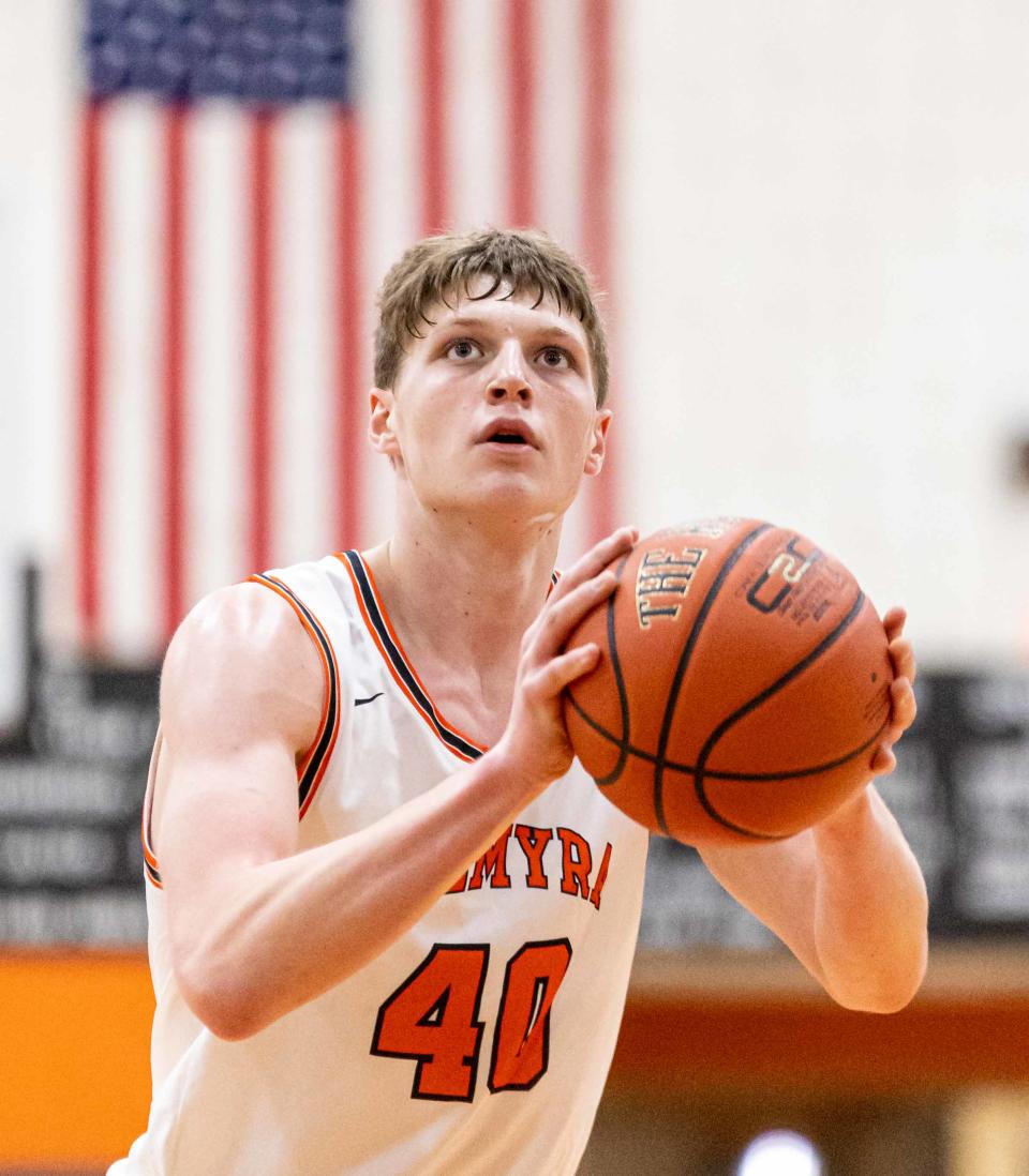 Palmyra's Eli Becker averaged 12 points per game last season.