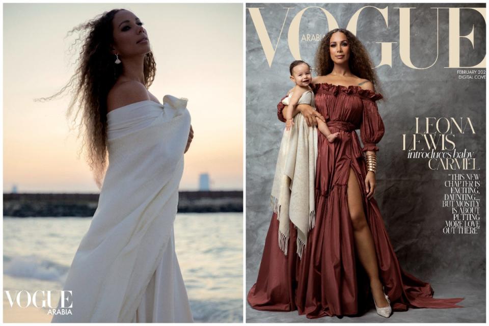 Leona Lewis for Vogue Arabia  (Sam Rawadi )