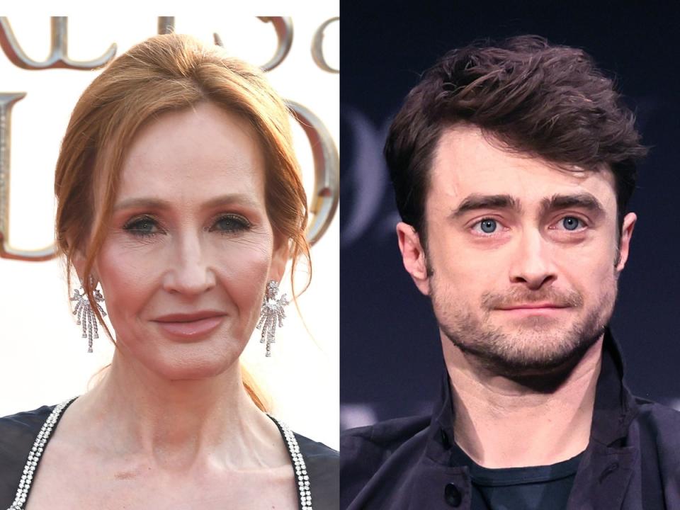 Radcliffe condemned Rowling’s comments (Shutterstock / Getty Images)