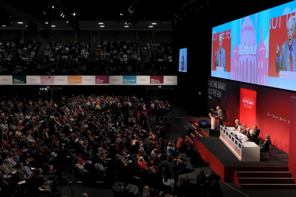 The comments were made at a fringe meeting at Labour conference: PA