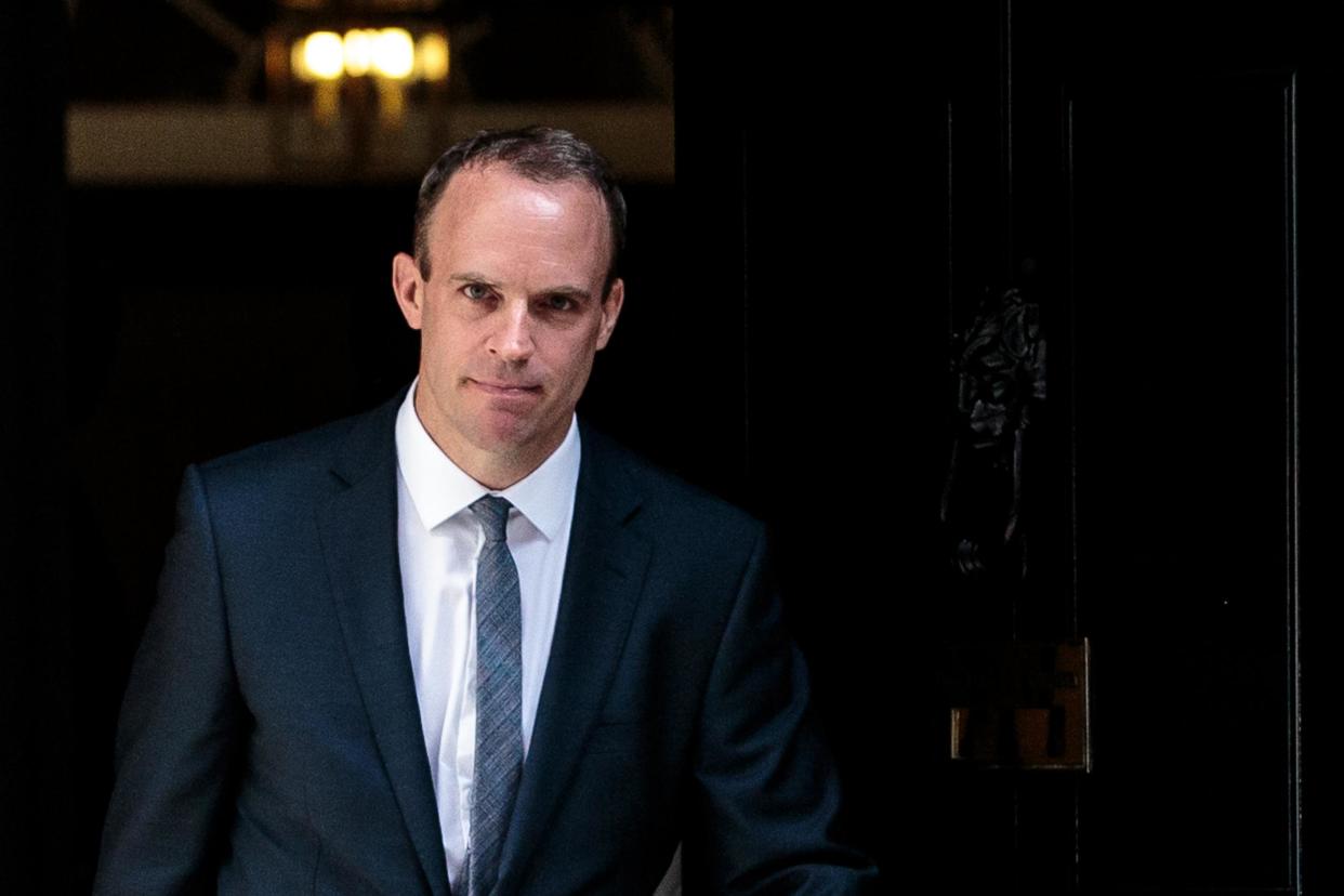 Rallying call: Dominic Raab: Getty Images