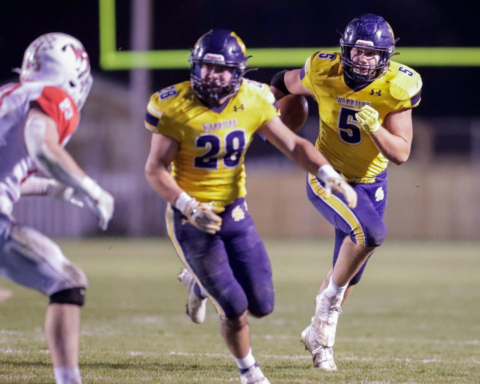 Wausau West's Bryce Jaworski (5) committed to Army this spring.