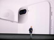 <p>The iPhone 8 and iPhone 8 Plus both have 12MP cameras, portrait lighting and can shoot 4K video. REUTERS/Stephen Lam </p>