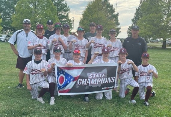 The Ohio Hitmen 13U Moore recently won the USSSA state championship.