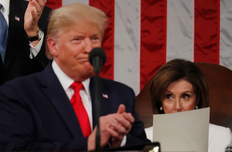 U.S. President Trump delivers State of the Union address at the U.S. Capitol in Washington