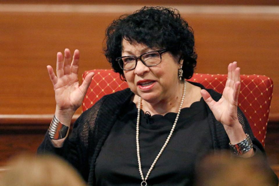 Justice Sonia Sotomayor ripped into a ruling that lets gun owners turn semi-automatic firearms into machine guns saying it could have “deadly consequences” (Copyright 2019 The Associated Press. All rights reserved)