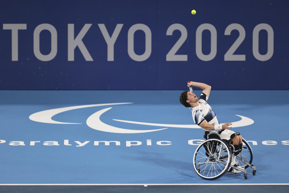 Reid, 29, will take on French duo Stephane Houdet and Nicolas Peife alongside partner Alfie Hewett in a repeat of the Rio 2016 final