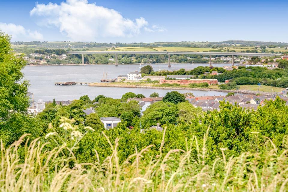 View over the sea from Defensible Barracks in Pembroke (Strutt & Parker)