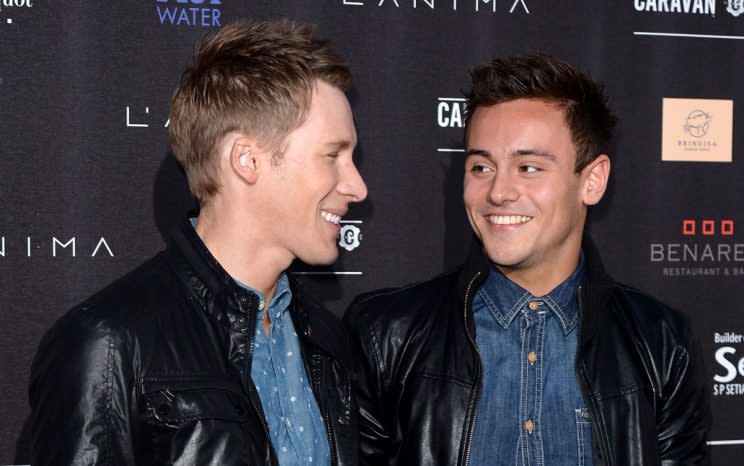 Tom and Dustin pair got engaged after two years together.