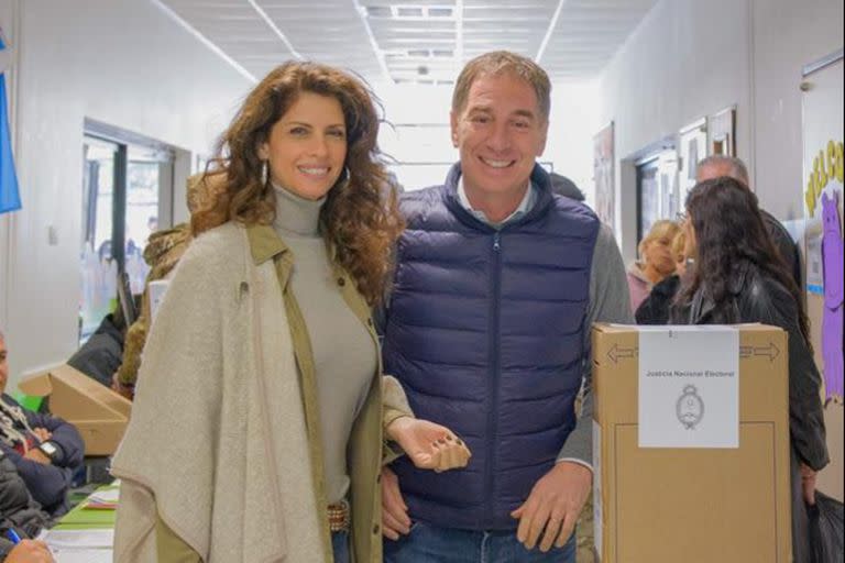 Analía Maiorana y Diego Santilli votaron en Tigre