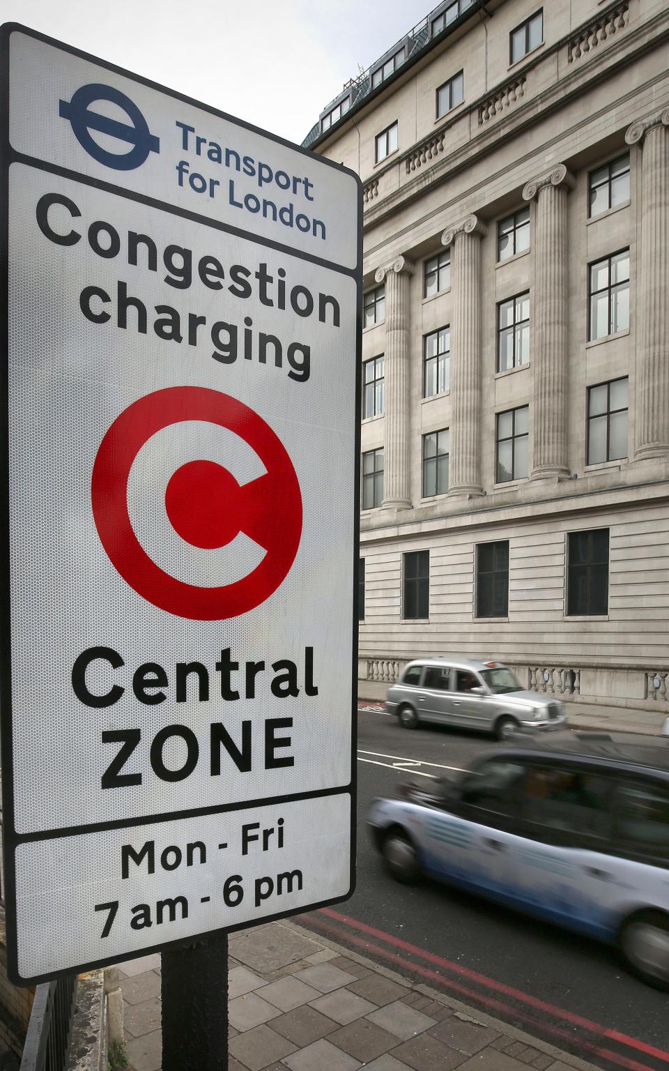 London's congestion charge - Credit: Philip Toscano/PA