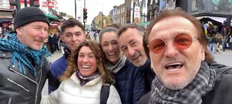 Una familia se encontró con Bono y The Edge en Londres