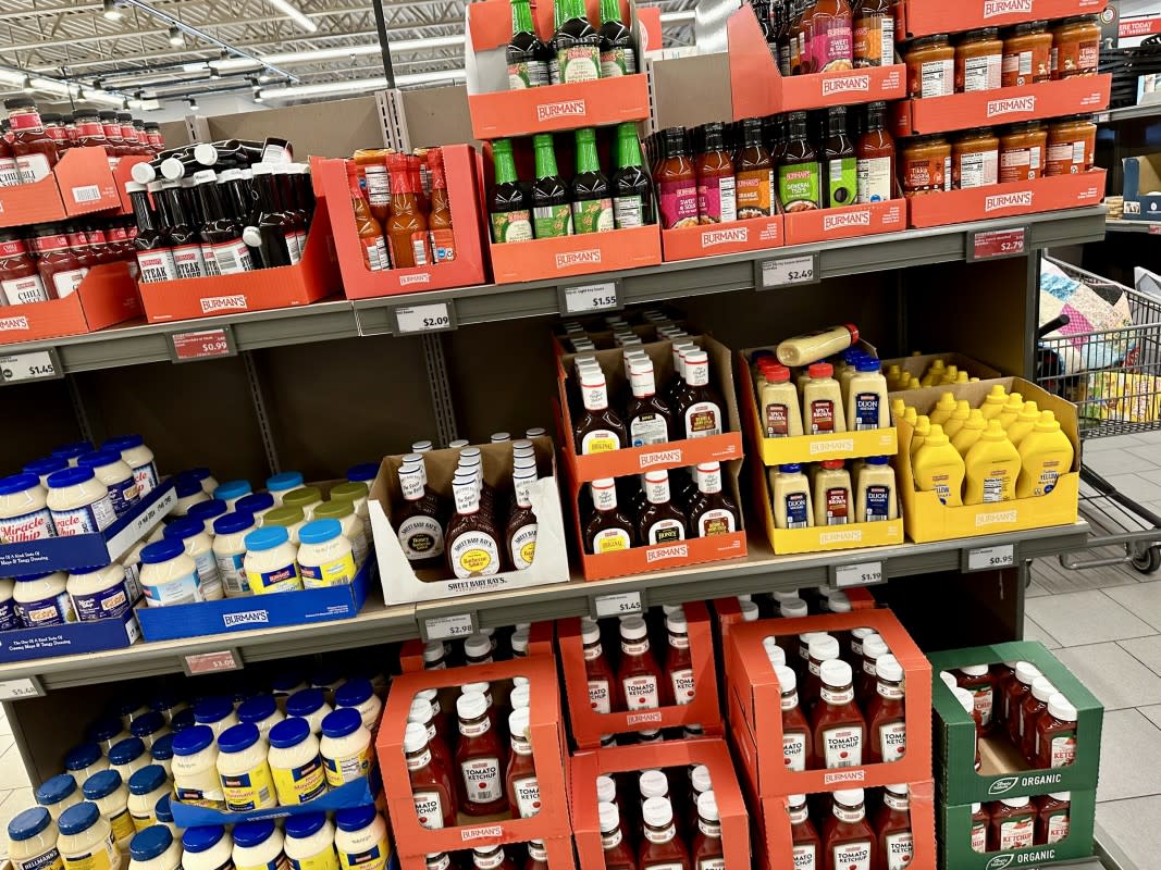 Aldi Condiment Section<p>Krista Marshall</p>