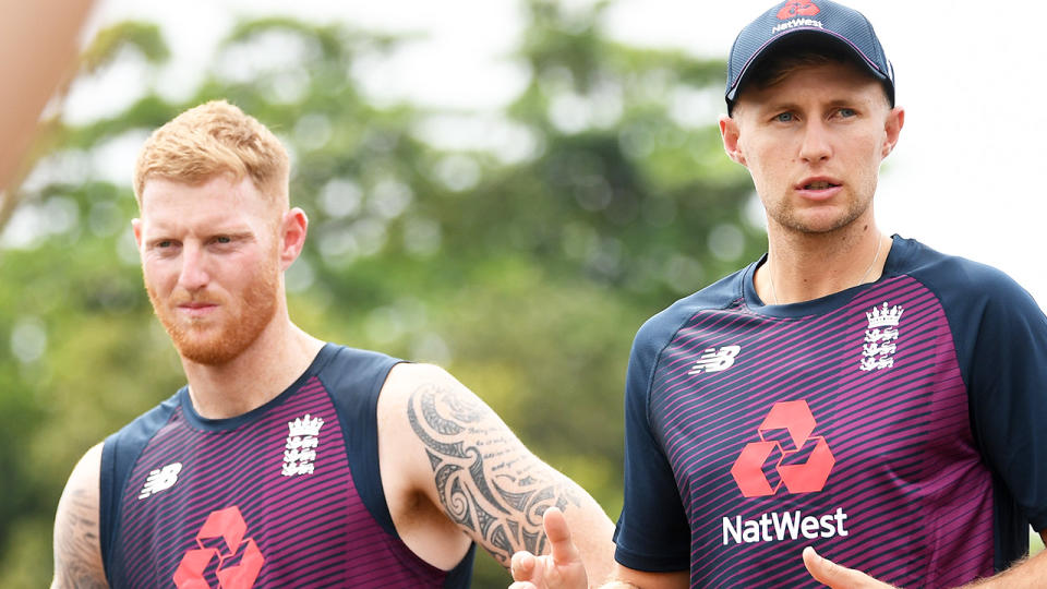 Ben Stokes says it is simply not the right time for England to consider moving on from Joe Root as Test captain. (Photo by Gareth Copley/Getty Images)