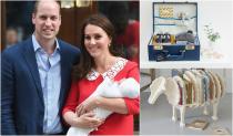 <p><strong>Kate Middleton and Prince William have named their newborn son Louis Arthur Charles – his official royal title will be known as His Royal Highness Prince Louis of Cambridge. </strong></p><p>The Duchess of Cambridge gave birth to Louis – the couple's third child – on Monday 23 April at 11:01am, weighing 8lbs 7oz. The Duke of Cambridge was present for the birth and and both sides of the family were 'delighted' at the news.</p><p>So to mark the arrival of the new royal baby, <a rel="nofollow noopener" href="https://www.notonthehighstreet.com/baby-child/royal-baby-inspired-gifts" target="_blank" data-ylk="slk:Notonthehighstreet.com;elm:context_link;itc:0;sec:content-canvas" class="link ">Notonthehighstreet.com</a> have compiled an edit of royal baby-worthy gifts, many of which will make great presents for a newborn baby, and even greater decorations for a nursery. <br></p><p>The gifting website works with more than 5,000 of the UK's best small creative businesses, and we've trawled through their wider baby collection to bring you some of the very best nursery items including playful furniture, cute knitted pieces and character-themed accessories. </p><p>As they say, 'these luxury baby gifts will have any little one feeling like royalty’! </p>