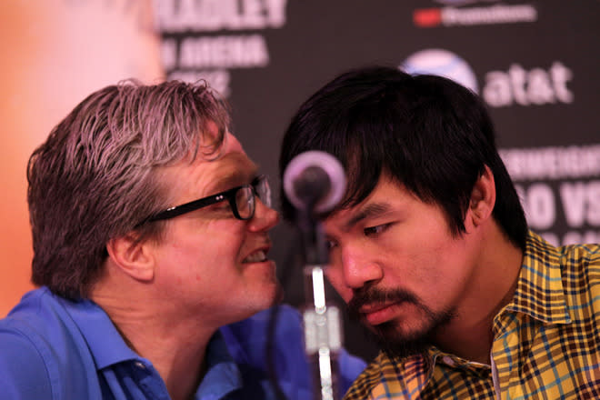   Trainer Freddie Roach Talks Getty Images