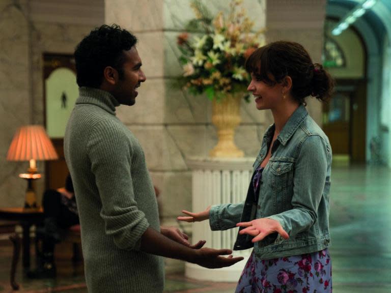 Dir: Danny Boyle; Starring: Himesh Patel, Lily James, Kate McKinnon, Ed Sheeran. Cert TBC, 116 mins.Imagine a world without The Beatles. That’s what Danny Boyle’s Yesterday – scripted by Richard Curtis from a story by Jack Barth – attempts to do. The result is a pleasant but flimsy romantic comedy, ultimately undermined by its own wafer-thin premise.Early on, the film is at its most engaging. Jack (Himesh Patel from EastEnders), a mediocre singer-songwriter from Lowestoft, is the quintessential lovable loser. He performs soppy ballads in a tent at Latitude Festival in front of an audience of a couple of kids and their parents. He has a job in a food warehouse, and is beginning to accept that if he hasn’t made it yet as a singer, he probably never will. The only one who believes in him is his irrepressibly enthusiastic manager, Ellie (Lily James in delightfully kooky form), whose real job is as a Year 10 maths teacher. Then comes the mysterious accident.While cycling home during a global power cut that lasts for 12 seconds, Jack is hit by a bus. He wakes up missing some teeth, and soon discovers that every trace of John, Paul, Ringo and George have been erased. When he looks them up on Google, all he finds are entries for “beetles” and for Pope John Paul. The Beatles’ albums have also mysteriously disappeared from his collection. Nobody else in the world knows of the band’s identity. Jack spots an opportunity. He not only starts performing Beatles hits, but allows everyone to think that he has written them.“It’s not Coldplay,” one friend grumbles when Jack sings “Yesterday”, though he concedes that it’s a very nice song. He tries to play “Let it Be” (or “Leave it Be” as they think it is called) for his parents (played by Meera Syal and Sanjeev Bhaskar from The Kumars) but they are too distracted to pay much attention. He performs in pubs, and eventually finds a young George Martin-type willing to record his music – in a bedsit studio based right beside a level crossing.From here, an initially amiable and witty film soon begins to lose its way. Strangely, it is when Ed Sheeran appears (as himself) that the confusion sets in. Sheeran loves Jack’s songs, which he sees as an expression of “pure genius”, little realising that they were all actually written by Lennon and McCartney. Jack may perform the songs and claim that he has written them, but he doesn’t understand the emotions behind them. When Sheeran asks what inspires him, he has nothing meaningful to say. With its running, jumping and wild kinetic energy, Boyle’s Trainspotting was like one of Richard Lester’s Beatles movies. Yesterday doesn’t have the same momentum. Curtis’ screenplay fails to explain why certain elements of pop and consumer culture (Oasis and coke as well as the Fab Four) have been wiped from popular memory, or why Jack is the only one who still knows about them. There is also something furtive about the way that Jack behaves. He is likeable, self-deprecating and funny – and yet is prepared to plagiarise on a massive scale and to steal plaudits that shouldn’t be his.Patel performs the Beatles songs, be they the ballads or the rock and roll anthems, with plenty of élan. Jack is being groomed for worldwide stardom by Sheeran’s ruthless, outspoken manager, Deborah (Kate McKinnon from Saturday Night Live). McKinnon is brash and very funny in the role, but plays it in very broad fashion, as if she is a character in a comedy sketch show, not a feature film. Curtis’ screenplay keeps the jokes coming, even when the story itself is beginning to creak. One of the better scenes involves an army of American marketing executives trying to come up with album concepts. Jack’s suggestions of titles like The White Album, Abbey Road or Sgt Pepper’s Lonely Hearts Club Band are given very short shrift.The remaining real-life Beatles must have approved the film, which at the very least is an excellent showcase for their music. Sadly, though, Yesterday has nothing like the velocity of Boyle’s best films.