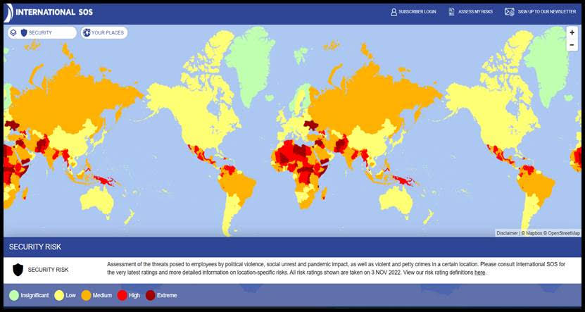 Dangerous Cities 2023