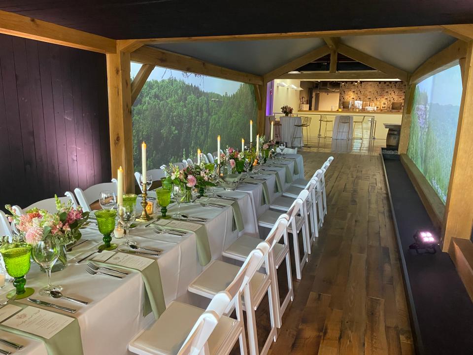 The Spirit of Kentucky at the Frazier History Museum is one of several spaces at museum that can be rented for a rehearsal dinner.