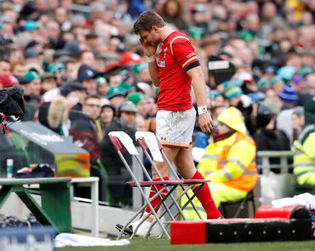 Rugby Union - Ireland v Wales - RBS Six Nations Championship 2016 - Aviva Stadium, Dublin, Republic of Ireland - 7/2/16 Wales' Dan Biggar walks off injured Reuters / Eddie Keogh Livepic