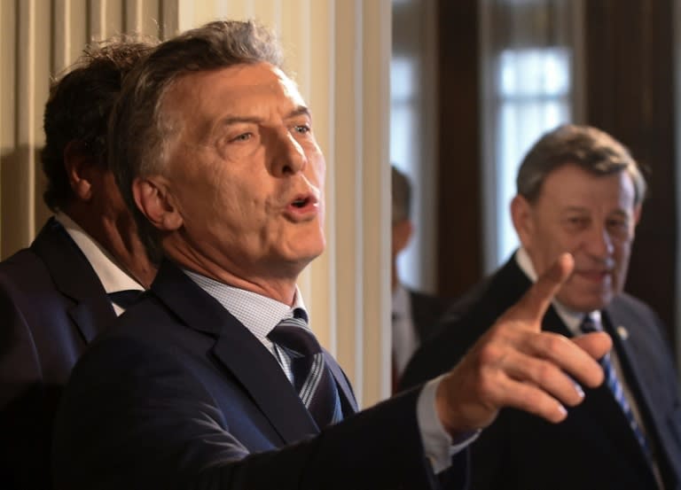 Mauricio Macri. (AFP)