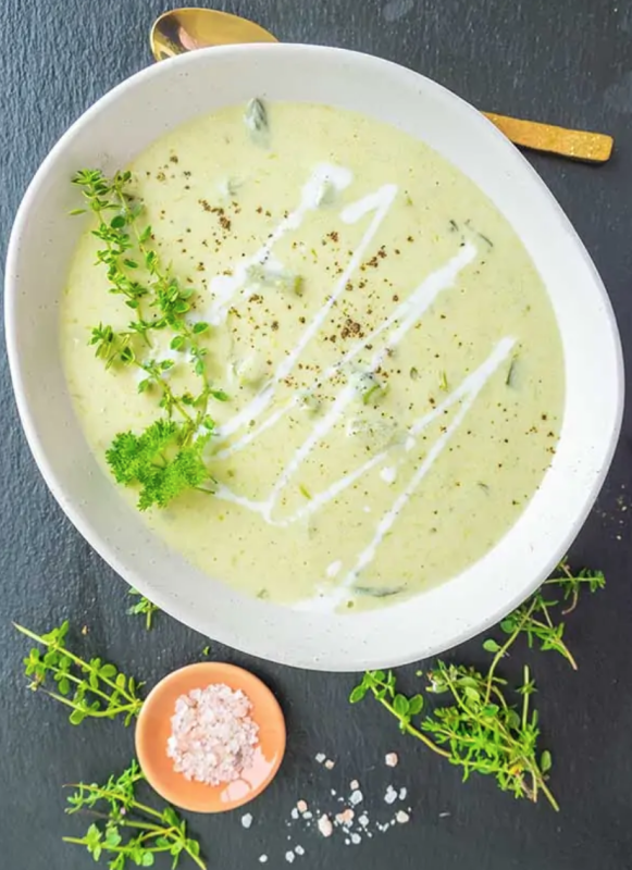 <p>Only Gluten-Free Recipes</p><p>If you are looking for a hearty meatless soup, this cream of asparagus and leek soup is for you. Serve as a snack, brunch or dinner, a perfect soup for any occasion.</p><p><strong>Get the recipe: <a href="https://onlyglutenfreerecipes.com/recipe-items/cream-asparagus-leek-soup/" rel="nofollow noopener" target="_blank" data-ylk="slk:Cream of Asparagus and Leek Soup;elm:context_link;itc:0;sec:content-canvas" class="link "><em>Cream of Asparagus and Leek Soup</em></a></strong></p>