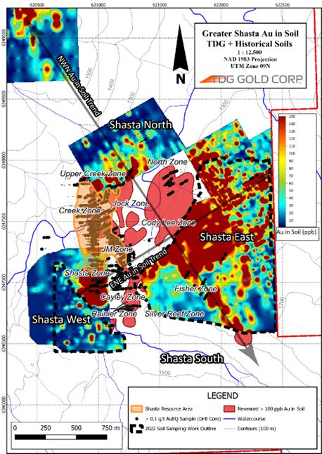 TDG Gold Corp., Tuesday, January 17, 2023, Press release picture