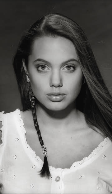 Angelina Jolie in the 90s - History  Beauty, Angelina jolie, Beautiful  celebrities