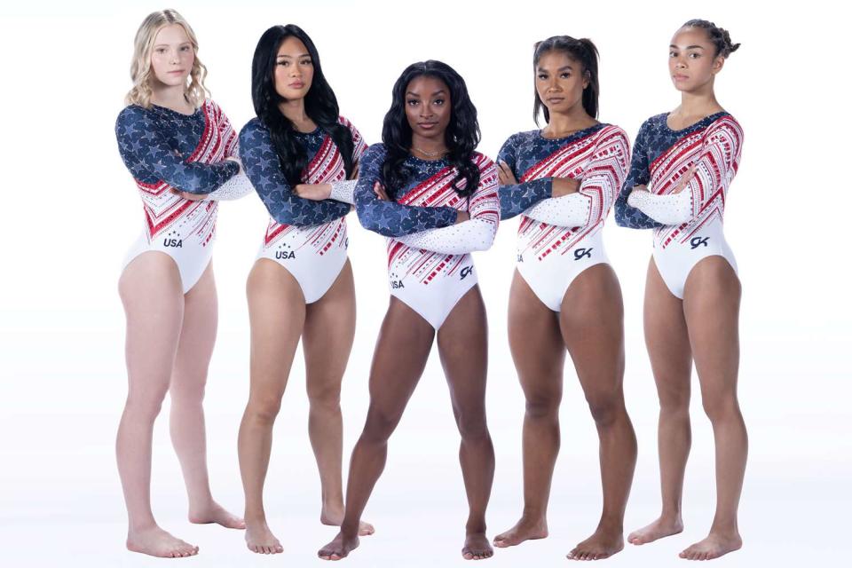 <p>GK Elite Sportswear</p> USA Gymnastics team