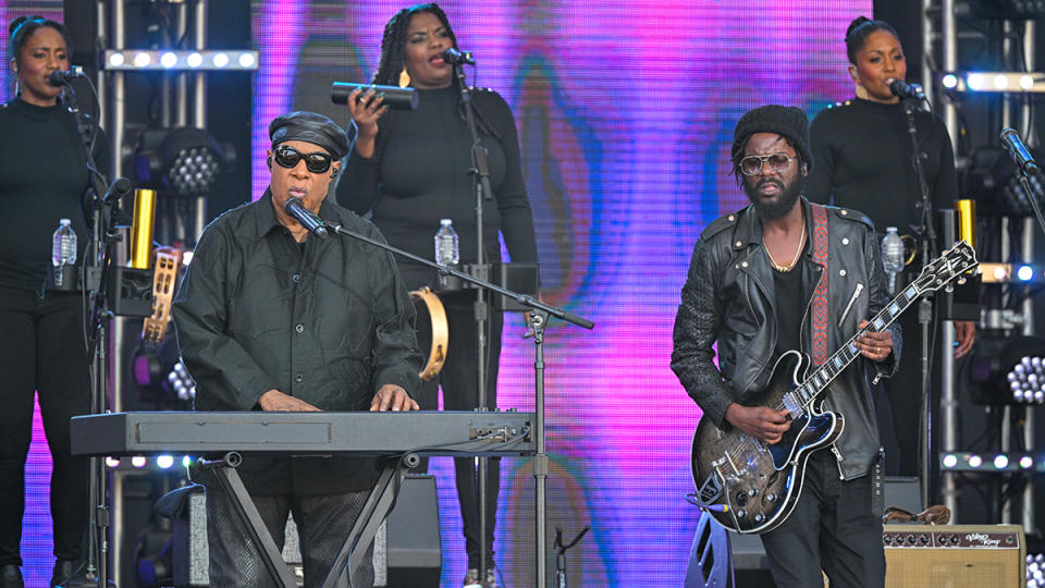 Stevie Wonder and Gary Clark Jr