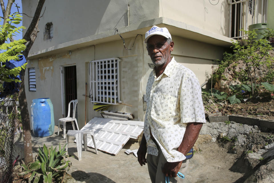 Felipe Pimental Severino is also waiting for FEMA. He told&nbsp;HuffPost he&rsquo;s been waiting for monetary aid from FEMA before returning to live with his wife in Wisconsin but has heard &ldquo;nothing.&rdquo; Villa Hugo 2, Can&oacute;vanas, Puerto Rico. October 14, 2017.