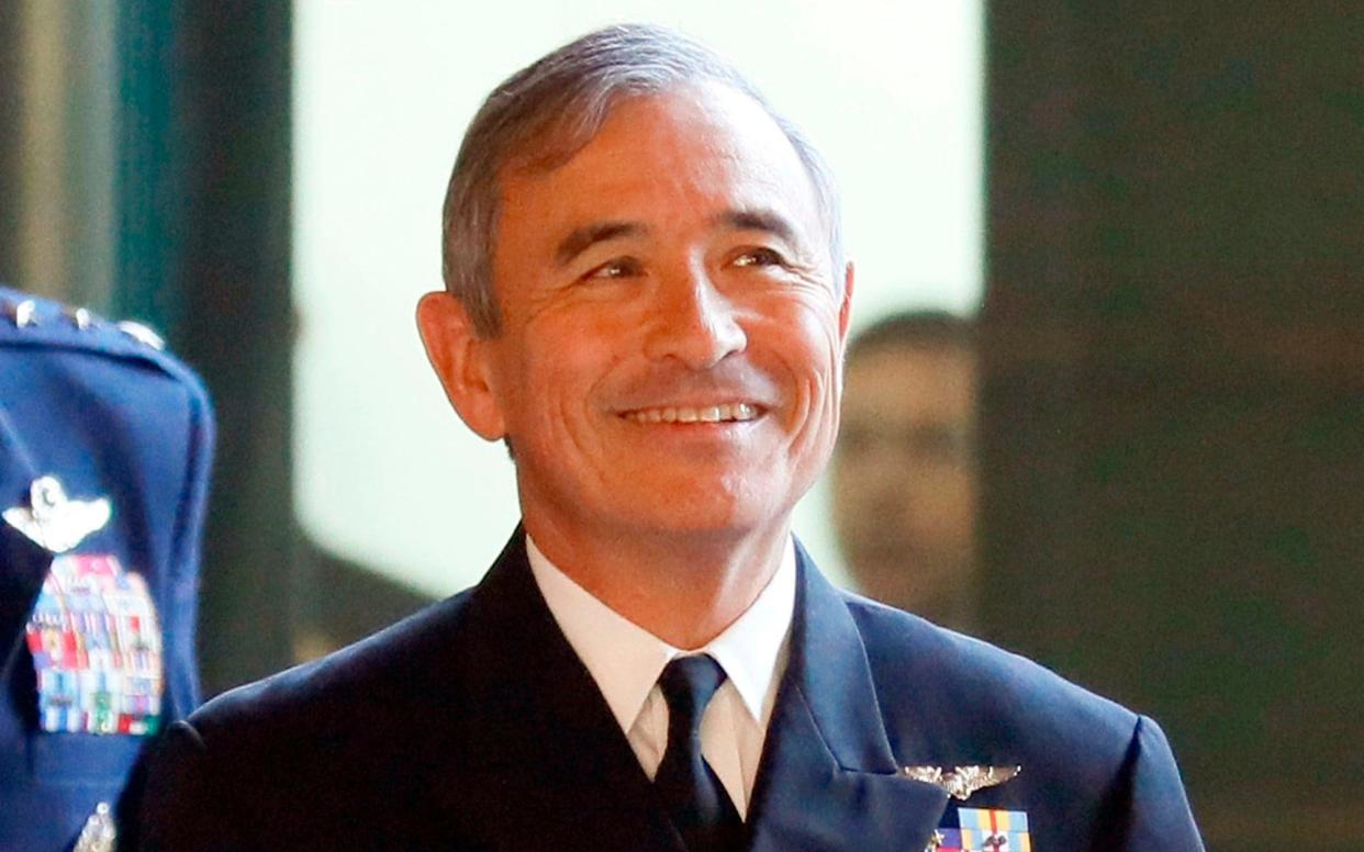 Admiral Harry Harris is the head of the US Pacific Command - POOL European Pressphoto Agency