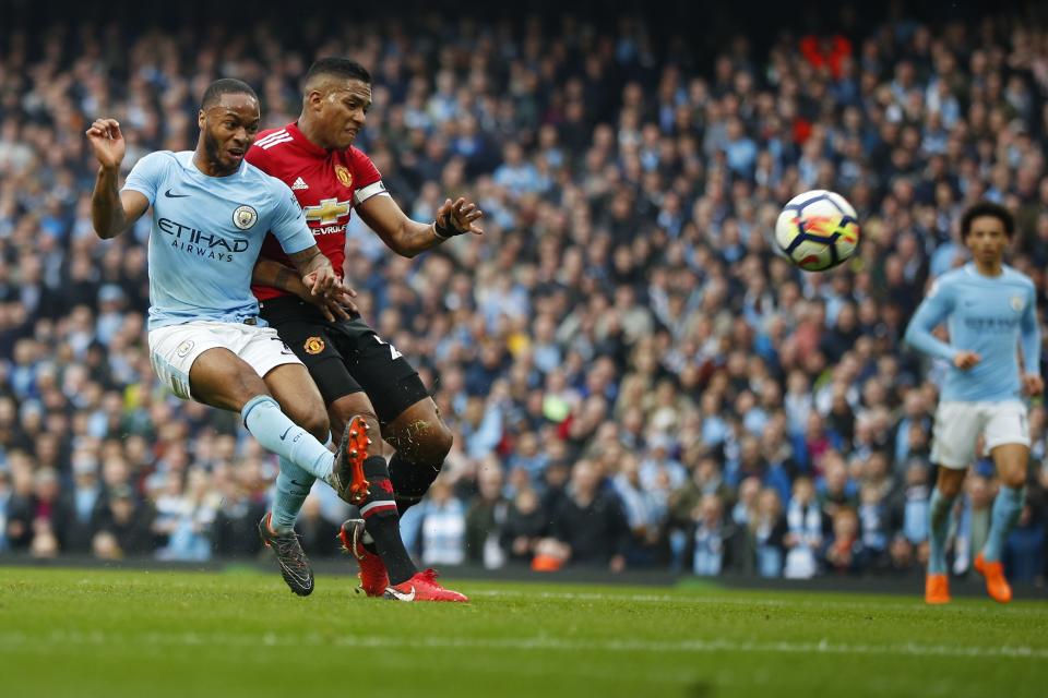 Raheem Sterling missed a couple of gilt-edge chances in the first half