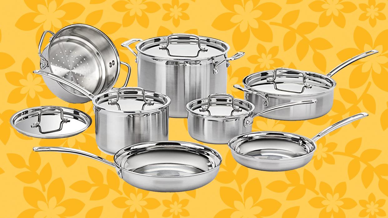 This 12-piece Multiclad cookware set is our pick for best affordable cookware set—and right now you can get it an additional $60 off at Macy's.