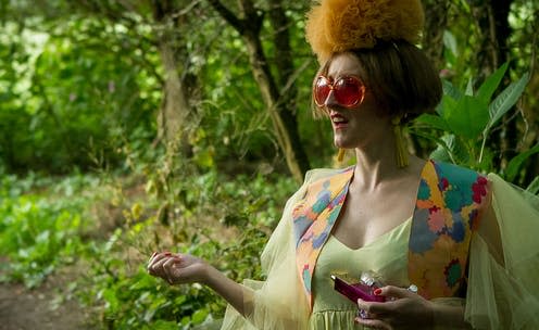 <span class="caption">Madeleine MacMahon as ‘Sebastianne’ in a live production of The Tempest by Creation Theatre from 2019.</span> <span class="attribution"><span class="source">Creation Theatre/ Big Telly Theatre Company</span></span>