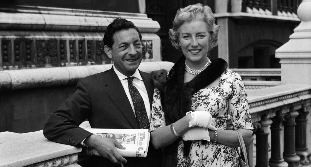 Dame Vera Lynn and husband Harry Lewis. (Photo by Dean /Mirrorpix/Getty Images)